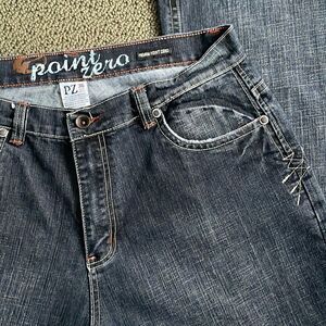 Premium Point Zero Mens Straight Leg Jeans 36 x 32